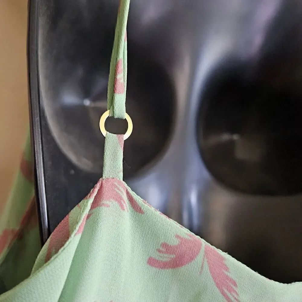 Show Me Your MuMu Sheer Bird Print Tank Top - Picture 7 of 8